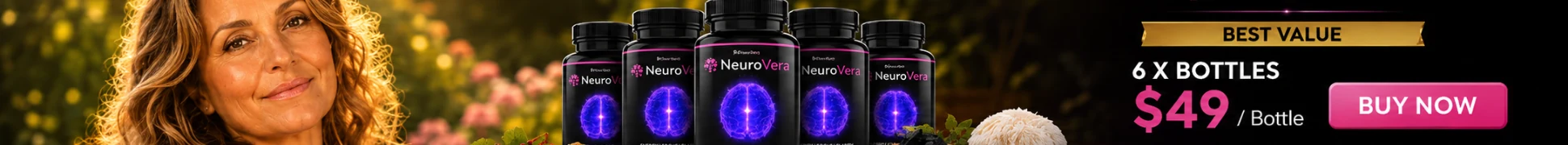 NeuroVera promotional artwork for an editorial product review.
